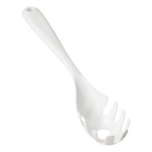 Fourchette À Pâtes – Fourchette À Dents Pour Serveur À Pâtes Avec Long Manche | Cuillère À Spaghetti Améliorée Par Les Dents, Fourchette À Nouilles De Cuisine, Fourchette À Pâtes, Cuillère À Nouilles,