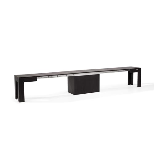 Mobili Fiver, X Extendable Bench 67,5(292) x35,6 cm, Black