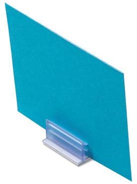 20002 SuperGrip Display Holder-Plastic- 50/bag Clear Supergrip Sign Holder 1