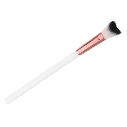 IWOWHERO Flat Makeup Brush Nose Shadow Brush Comfortable Grip for Makeup Artists