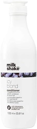 Après-shampoing ICY Blonde MILK_SHAKE soin anti-reflet jaune 1L
