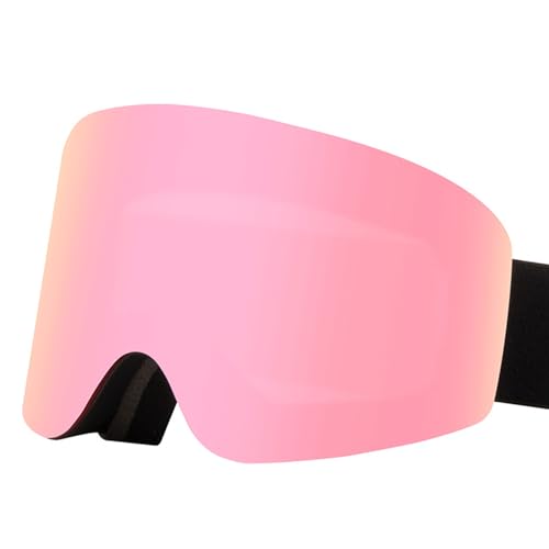 Lunettes de ski magnétiques snowboard anti-buée double couches pour le sport d'hiver outdoor