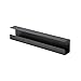 KIMEX 150-3102 Canal pasacables Horizontal para Escritorio, Largo 60 cm, Negro