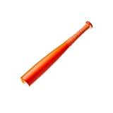SECOTAN Baseball Bat, Aluminum One Hand Training Bat, Baseball/Softball/Teeball Mini Training Bats, Batting Practice, Tire Pressure Checker, Multi-Purpose Bats for Versatile Use (17inch | Neon Orange)