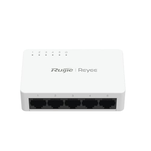 Switch Ruijie RG-ES05G-L avec ports Gigabit pour un streaming 4K sans latence