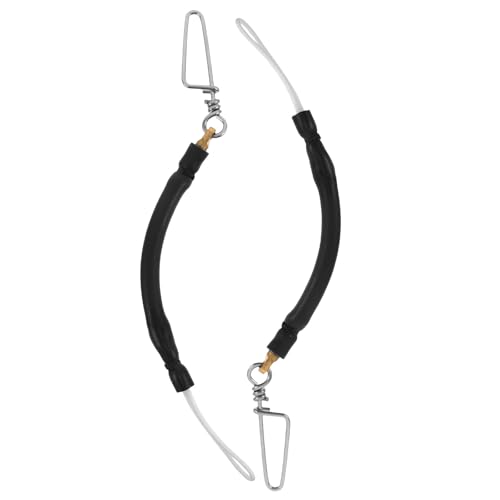 Amortisseur en latex et émerillon inox FRCOLOR pour corde de pêche robuste