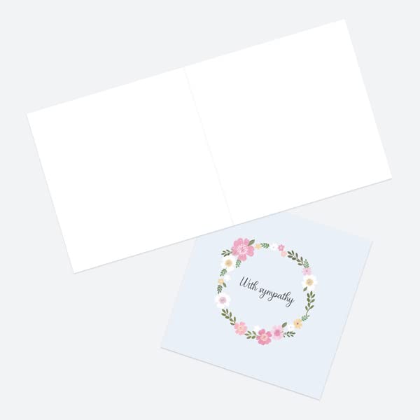 Dotty about Paper, Sympathy Cards, Mixed Flowers & Birds, Pack of 6. Multipack, Friends, Family, Hugs, Kisses, Modern - Image 3