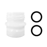 28 mm PET Soda Water Bottle Adapter Adaptor Compatible with Sodastream Machine Markers (White)