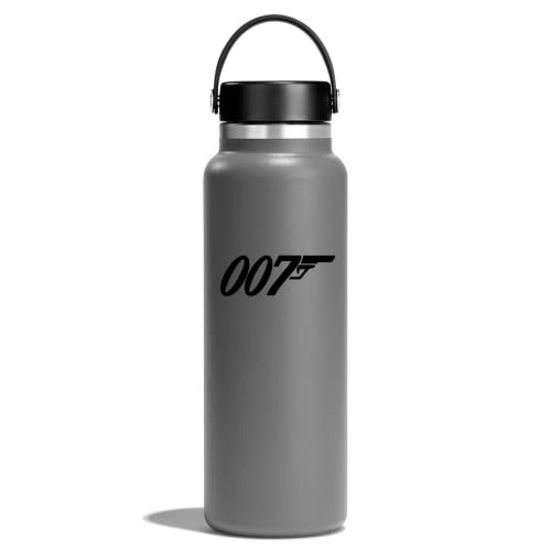 James Bond 007 Vinyl Decals Stickers (2 Pack!!!) | Tumbler Coffee And Insulated Cups | Decals Only! Cup Not Included! | 2-4.5 X 1.5 Inch Black Decals | Kcd1063 #TOP1