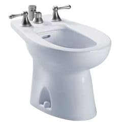 Piedmont Deck Mount Vertical Spray Flushing Rim Bidet Cotton White - BT500B 01