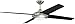 Craftmade MOD60BNK4 Moderne 60" Ceiling Fan with 22 Watts LED Light Kit and Remote Control, 4 ABS Blades, Brushed Polished Nickel