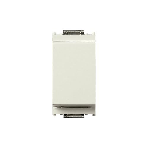 Vimar 16005.B Idea Deviatore 1P 16 AX 250 V~, bianco. Max 200 W per lampade con alimentatore integrato (IEC 60669-1:2017)