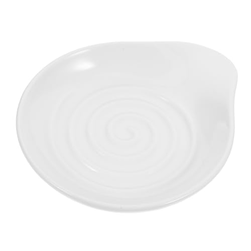 iplusmile Soporte De Cuchara Reposa Cucharas Soporte Para Cubiertos De Cocina Resto De Cuchara De La Granja Soporte De Espátula Para Estufa Apoyacucharas Para La Cocina Cerámica