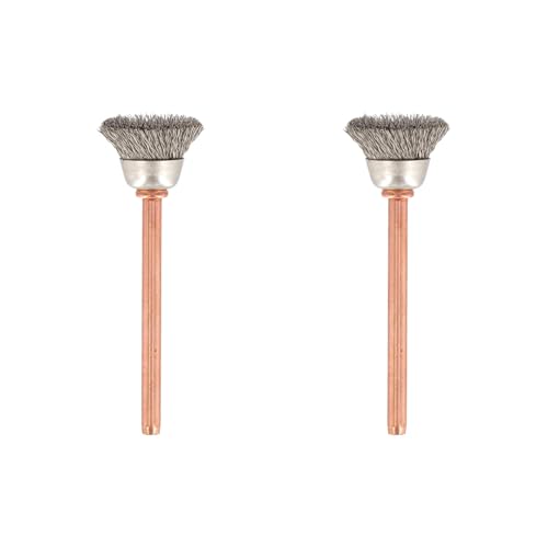 Dremel 531-02 Stainless Steel Brushes (2 Pack), 1/2" Diameter