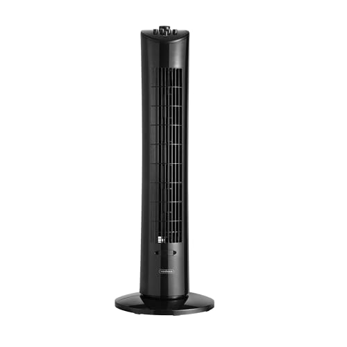 VonHaus Tower Fan 31 Electric Standing Floor Fan for Cooling with Aroma Tray 2 Hour Timer 60 Oscillation 3 Speeds For Home Office Living Room Bedroom