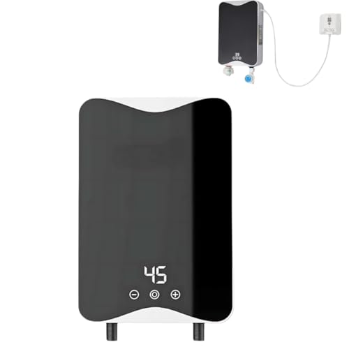 Drumstone 𝟭𝟬 𝗬𝗲𝗮𝗿𝘀 𝗪𝗮𝗿𝗿𝗮𝗻𝘁𝘆 Instant 5500W Tankless Electric Water Heater – Energy Efficient, Fast Heating, Portable Hot Water System for Bathroom, Kitchen, and Multipurpose Use