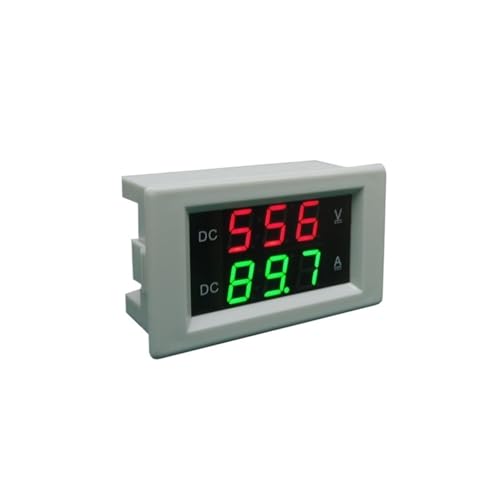 Ampèremètre voltmètre numérique DC 0-100V blanc à double affichage LED - 3