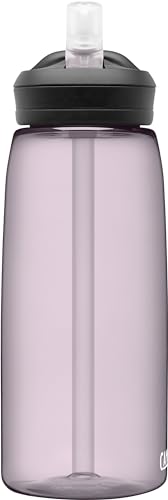 Image of CamelBak Eddy+ Water Bottle with Bite Valve Straw, Leak‑Resistant Easy‑Sip Design for Everyday Hydration, 32oz, Purple Sky