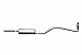 Gibson 618300 Stainless Steel Single Exhaust System