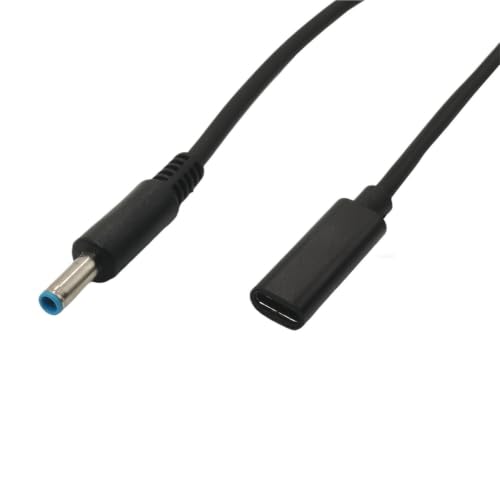 Convertidor 65W USB C a 4.5x3.0mm con carga rápida PD recta