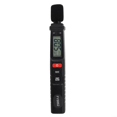 FY8862 Sound Level Meter 30dB to 130dB with Digital LCD Display for Accurate Noise Monitoring in Homes, Offices, Schools, and Industrial Locations