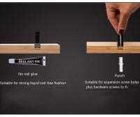 Coat Hooks Wall-Mounted Stainless Steel Wall-Mounted Hanger Stainless Steel Wall-Mounted Hanger Heavy-Duty Clothes hat Rack (White 2 Hooks)