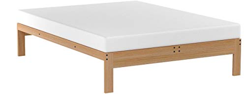 KD Frames Nomad Platform Bed - Full Bed Frame - Unfinished Wood Bed Frame - Minimalist Swedish Design - Natural Wood Bed - Easy Assembly, No Box Spring Needed - Solid Wood Full Platform Bed - Thumbnail 7