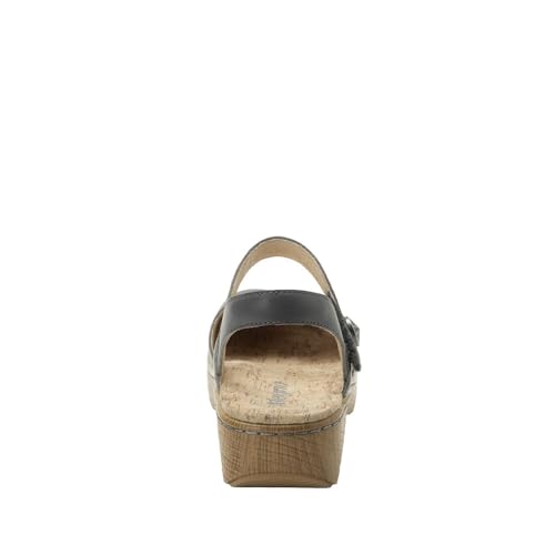 Image of Alegria Women's Opal Leather Shoes with Slingback Open Back Sandals