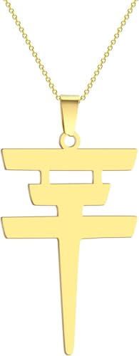 MIELEU Collar colgante Tokio Hotel Collar Tokio Hotel Colgante Logotipo Símbolo Símbolo Halloween Fiesta de bodas Regalo navideño para hombres y mujeres Joyería diaria