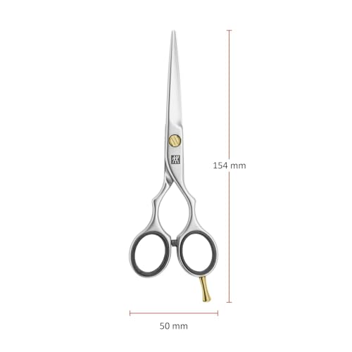 ZWILLING Haarschere (Professionelle Friseurschere für scharfen und präzisen Schnitt), Premium, Silber, 140 mm