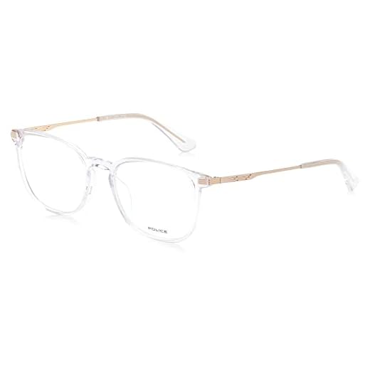 POLICE VPLD07 Gafas, Shiny Crystal, 52 para Hombre