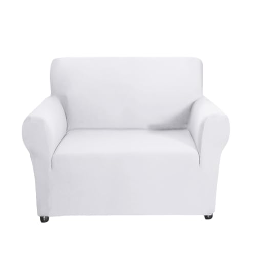 Housse de canapé extensible en polyester uni lavable - 2