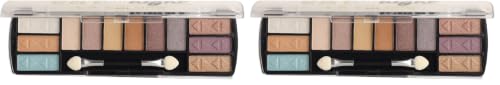 Image of L.A. COLORS Day To Night 12 Color Eyeshadow Palette, Sunset, 0.28 oz. (CES425) (Pack of 2)