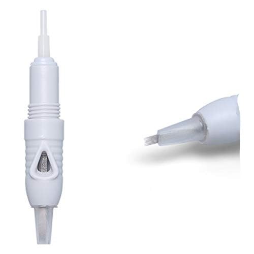 5Pcs 7FP PMU Makeup Needles Eyebrow Needles Makeup Tattoo Needles Permanent Makeup Pen Needle Cartridge for Eyeliner(8mm Diameter)-picture-44