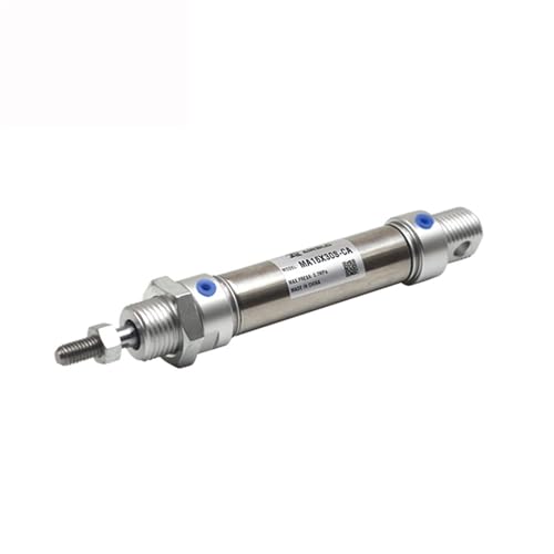 Cilindro neumático MA16 con carrera de 125mm en acero inoxidable CA 4