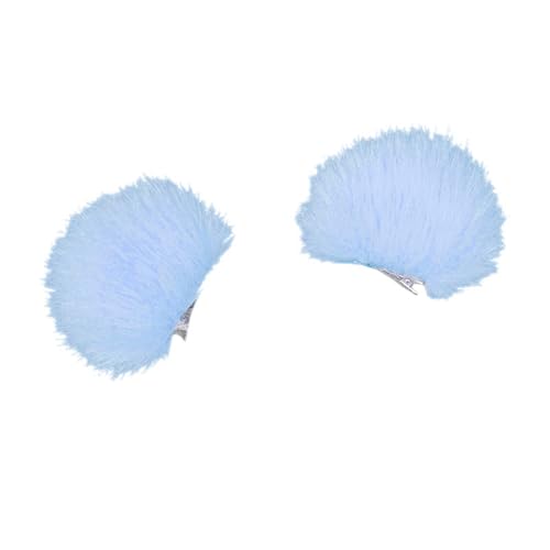 ぬいぐるみクマの耳ヘアピンぬいぐるみアニメヘアクリップマスカレード衣装バレッタ女性コスプレメイドサイドピンパーティー着用ファッショナブルなヘアバレッタ