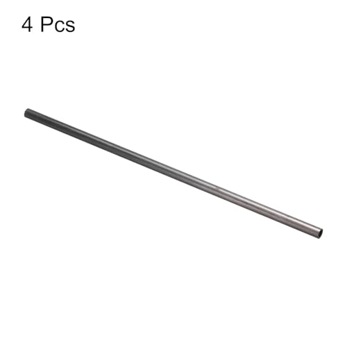 QUARKZMAN 4 Stück Kohlefaserrohr 4 x 6 x 400mm Pultrudierte Kohlefaserrohre für RC-Flugzeug Drachenflügelrohr Quadcopter-Arm