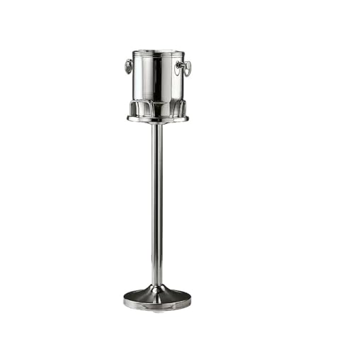 Cubitera de acero inoxidable con soporte para enfriar champán 2