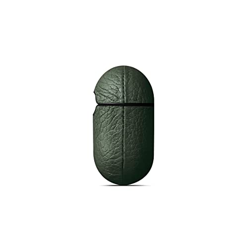 WOOLNUT Leather Case for AirPods 3rd Gen - Cognac Green Cover - Image 4