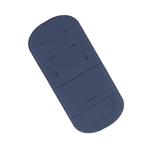 Colchoneta Silla Paseo Universal, Cojin Carro Bebe, Cojín Universal para Cochecito de Bebé, Cojín Lavable para Cochecito de Bebé, Suave y Transpirable, 80 x 34cm, Lino Azul Marino