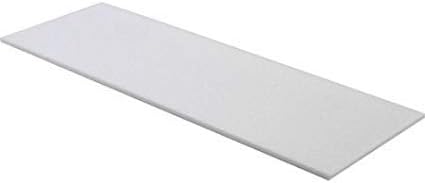 IZO All Supply 1/2"x24"x72" Upholstery Foam Cushion High Density, Chair Cushion Square Foam for Dinning Chairs, Wheelchair Seat Cushion Replacement