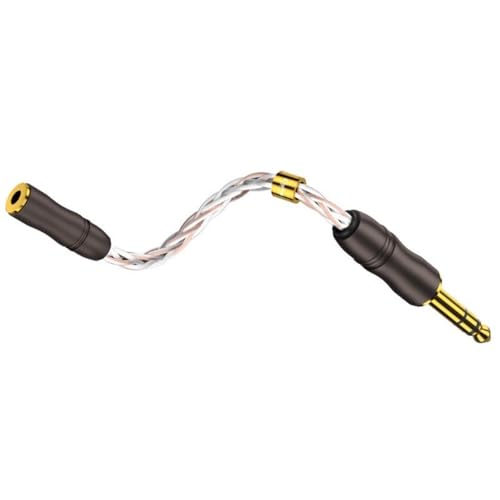 Câble adaptateur mâle 6,35 mm équilibré pour un son clair de voiture et téléphone