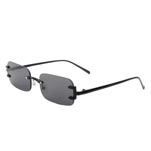 Image of First Lens Noir Edge Rectangle Sunglasses for Men & Women with UV400 Protection | S050