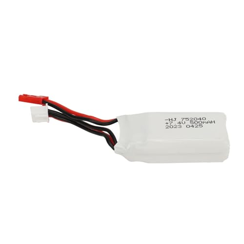 Bnineteenteam RC Lipo-Akku, 500 MAh Lipo-Akku 2S 7,4 V 35 C Überladeschutz-Akku für RC