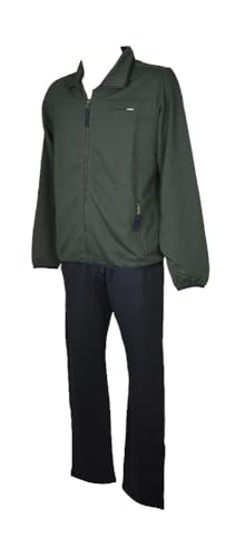 Survêtement homme complet d'été vêtement loisirs veste zip pantalon poches revers DYNAMIC