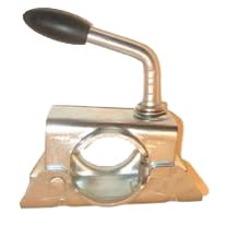 Heavy Duty Clamp Jockey Wheel, 48mm, Steel, Bolt-on or Weld-on Mount - 5215