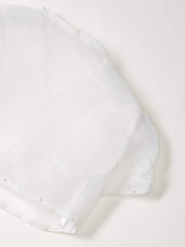 Girls' Short Sleeve Organza Bolero Jacket2