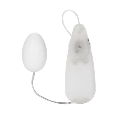 Multi-Speed Vibrating Bullet Egg, White, Body-Safe Material, Versatile Use, Ergonomic Shape 8D13C5BF