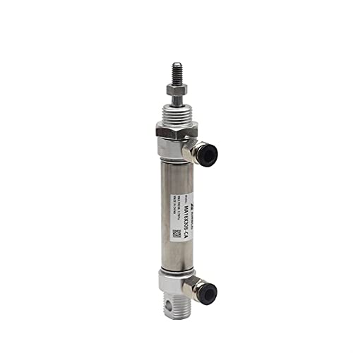 Cilindro de aire de acero inoxidable MA20x300S-CA con carrera 300mm 4