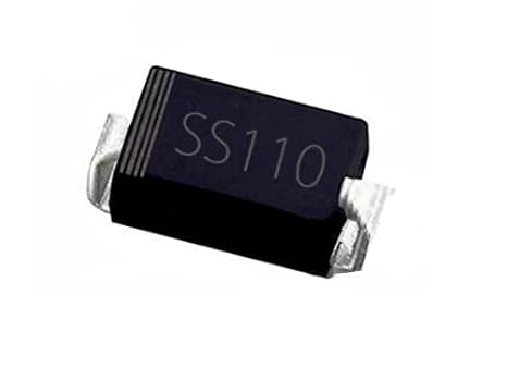 SS110 SMA 100V/1A Schottky Diode SMD Package-DO-214AC - Pack of 3